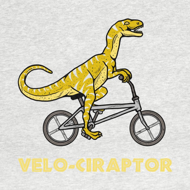 Velo-ciraptor by dumbshirts